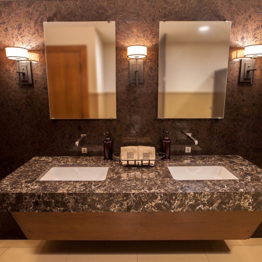 Custom Bathroom Vanity Tops In Granite, Custom Granite Vanity Tops With Sink