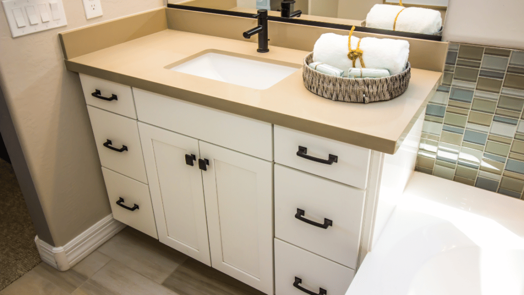 buy bathroom cabinets for less in Milwaukee